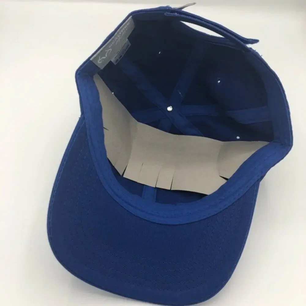 Real Tree Men's Fishing Graphic Logo Blue Hat